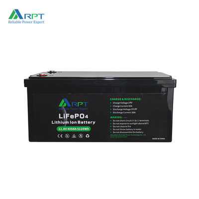良い価格 12.8V 400Ah LiFePO4 鉛酸交換 8000 サイクル リチウムキャンピングカーバッテリー オンライン